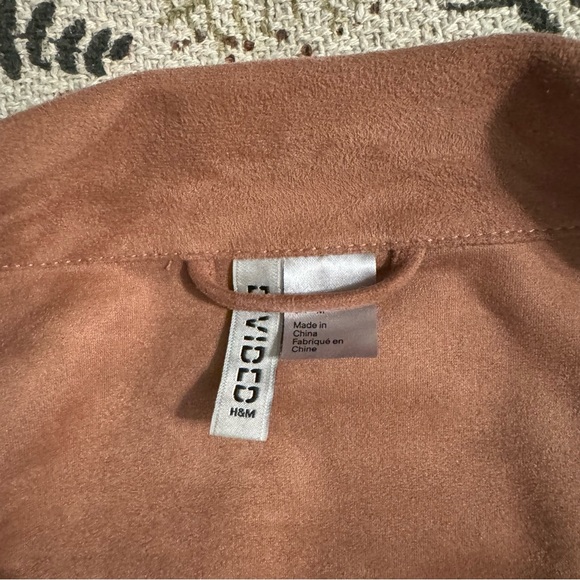 H&M Divided Suade Jacket, Size Medium. - Picture 3 of 5